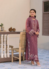 LF-QL2850 Lawn Unstitched Fully Sequence Embroidered 3pc Suit With Bamber Chiffon Embroided Dupatta