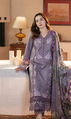 LF-JD2680 Lawn Unstitched Embroidered 3pc Suit With Lawn Digital Printed Dupatta