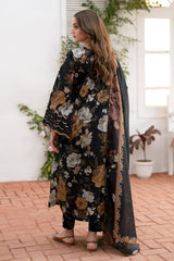 LF-BQ02 Digital Printed Lawn Suit 3pc with Lawn Digital Printed Dupatta & Embroidered Patches