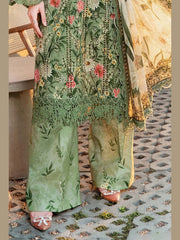 SR-MB452 Unstitched Digital Printed Lawn Suit 3pc With Lawn Digital Printed Dupatta