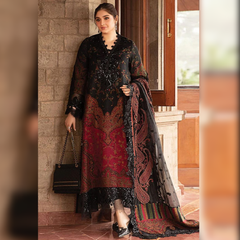 SR-MB450 Digital Printed Lawn Suit 3pc with Poly Lawn Digital Printed Dupatta