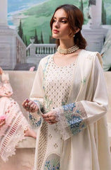 LF-MR2730 Lawn Unstitched Embroidered 3pc Suit With Lawn Embroidered Dupatta