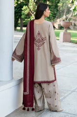 LF-KD910 Unstitched Embroidered Lawn Suit With Lawn Embroidered Dupatta & Embroidered Trouser
