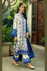 SR-ZC424 Digital Printed Unstitched 3pc Lawn Suit With Digital Printed Lawn Dupatta