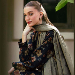 SR-BQ412 Digital Printed Lawn Suit 3pc With Lawn Digital Printed Dupatta