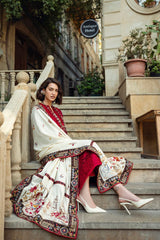 SR-MQ560 Dhanak Embroidered Suit with Dhanak Embroidered Shawl