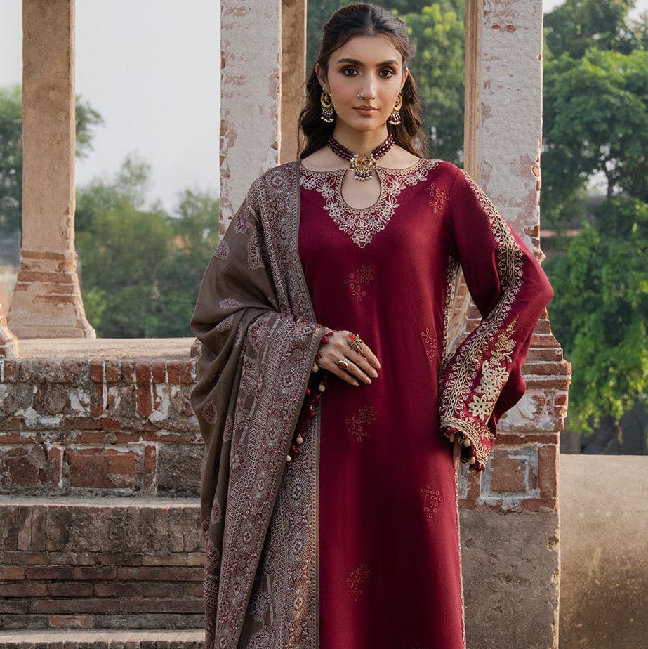 IZ-88333 Unstitched Fully Embroided Lawn Suit With Cotton Lawn Digital Printed Dupatta