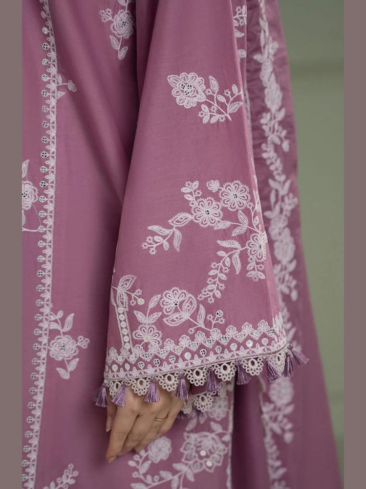 LF-CS900 Unstitched Heavy Embroidered Lawn Suit With Embroidered Lawn Dupatta