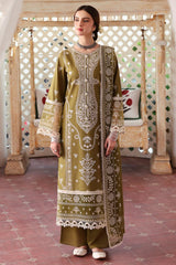 SR-MR590 Unstitched Heavy Embroidered Dhanak Suit With Embroidered Dhanak Shawl
