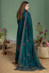 Highly Recommended LF-AJ940 Unstitched Fully Embroidered Lawn Suit With 4 Sided Embroidered Lawn Dupatta