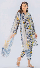 LF-SP132 Digital Printed Lawn Suit 3pc With Lawn Digital Printed Dupatta