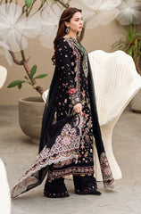 LF-QL2655 Unstitched Heavy Embroidered Lawn Suit With Bamber Chiffon Embroidered Dupatta
