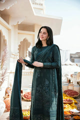 LF-MB935 Unstitched Fully Embroidered Lawn Suit Embroidered Lawn Dupatta