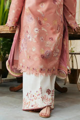 LF-ZS2755 Lawn Unstitched Embroidered 3pc Suit With Cotton Lawn Digital Printed Dupatta