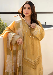 LF-SS1220 Heavy Embroidered Lawn 3Pc Suit With Lawn Embroidered Dupatta