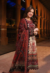LF-280 Unstitched Digital Printed Lawn Suit 3pc With Digital Printed Lawn Dupatta