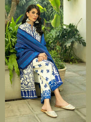 SR-ZC424 Digital Printed Unstitched 3pc Lawn Suit With Digital Printed Lawn Dupatta