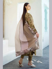 Khaddar 3pc Digital Printed Suit With Digital Printed Khaddar Dupatta