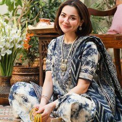 SR-SP500 Unstitched Digital Printed Lawn Suit 3pc With Digital Printed Lawn Dupatta