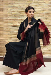 SR-1076 3Pc Unstitched Dhanak Suit with Printed Woolen Shawl