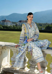 LF-MB485 Unstitched Digital Printed Lawn Suit 3pc With Digital Printed Lawn Dupatta