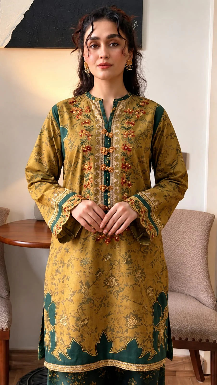LF-MB207 Lawn Unstitched Digital Printed Suit