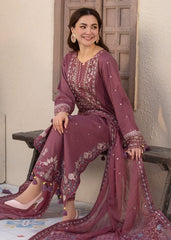 LF-QL2850 Lawn Unstitched Fully Sequence Embroidered 3pc Suit With Bamber Chiffon Embroided Dupatta