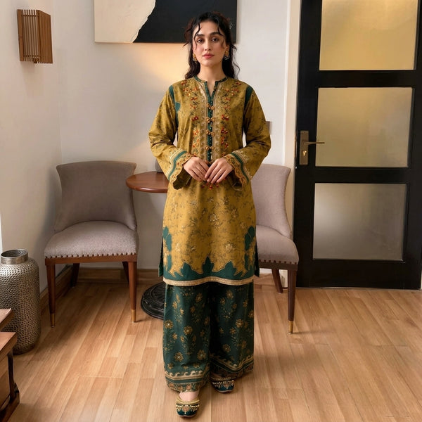 LF-MB207 Lawn Unstitched Digital Printed Suit