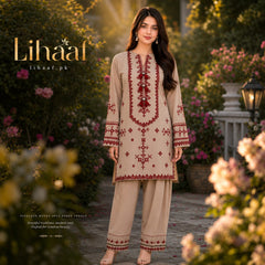 LF-MB2820 Lawn Fully Sequence Embroidered 2pc Embroidered Trouser as well