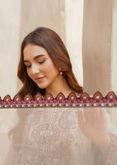 LF-LM2965 Unstitched Fully Embroidered Dhanak Suit With Fully Embroidered Dhanak Shawl