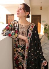 LF-RR2935 Dhanak 3Pc Suit Fully Embroided With Tilla & Thread Work With Fully Embroided Chiffon Dupatta
