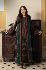 LF-AJ2915 Unstitched Fully Embroidered Dhanak Fully Embroidered Dhanak Shawl