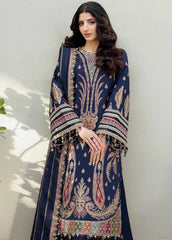 LF-JZ2990 Unstitched Fully Embroidered Dhanak Suit With 4 Sided Fully Embroidered Chiffon Dupatta