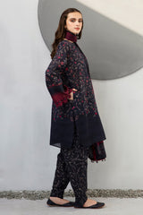 SR-BQ406 Digital Printed Khaddar 3Pc Suit With Digital Printed Khaddar Dupatta