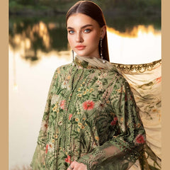 SR-MB452 Unstitched Digital Printed Lawn Suit 3pc With Lawn Digital Printed Dupatta