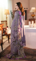 LF-JD2680 Lawn Unstitched Embroidered 3pc Suit With Lawn Digital Printed Dupatta