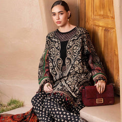 SR-MB466 Unstitched Digital Printed Lawn Suit 3pc With Voil Lawn Digital Printed Dupatta & Embroidered Patches