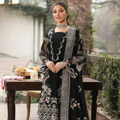 LF-KF06 Highly Recommended (8 meters) Unstitched Fully Embroidered Dhanak Suit With 4 Sided Embroidered Dhanak Shawl