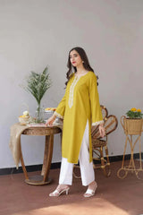 SR-AS20 Unstitched Embroidered Dhanak Suit With Dyed Dhanak Shawl